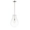 Maxim Lighting Gourd 1-Light 11.75" Wide Satin Nickel Pendant Light 10162CLSN - alternate 1